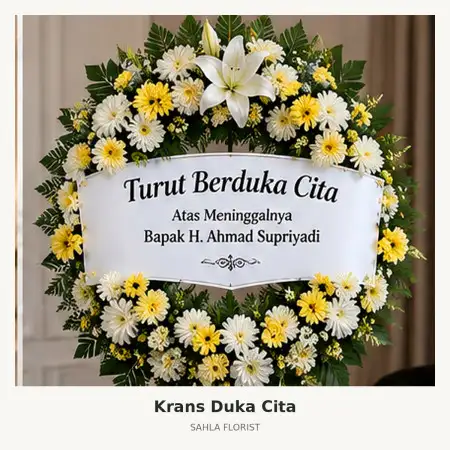Krans Bunga Duka Banjarmasin Tengah